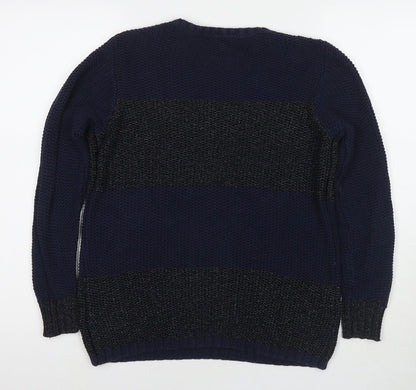 Womens UK Size 10 Marks and Spencer Blue Pullover Jumper