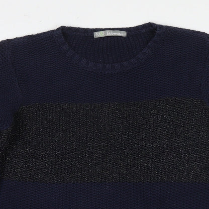 Womens UK Size 10 Marks and Spencer Blue Pullover Jumper