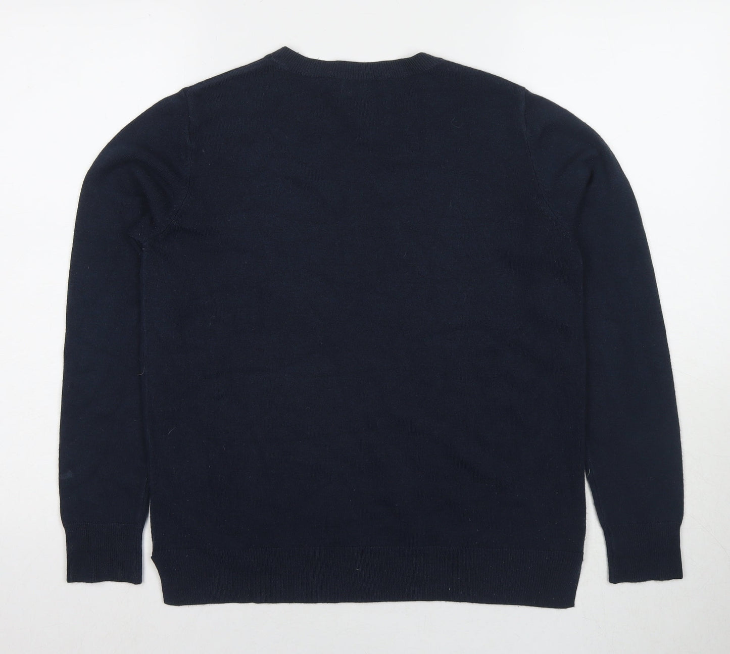 Womens UK Size 10 Marks and Spencer Blue Pullover Jumper