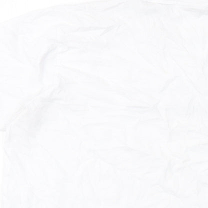 PlayStation Mens White Cotton T-Shirt Size M Crew Neck