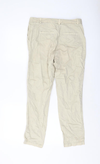 Womens UK Size 30 in Marks and Spencer Regular Fit  Beige Trousers