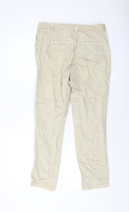 Womens UK Size 30 in Marks and Spencer Regular Fit  Beige Trousers