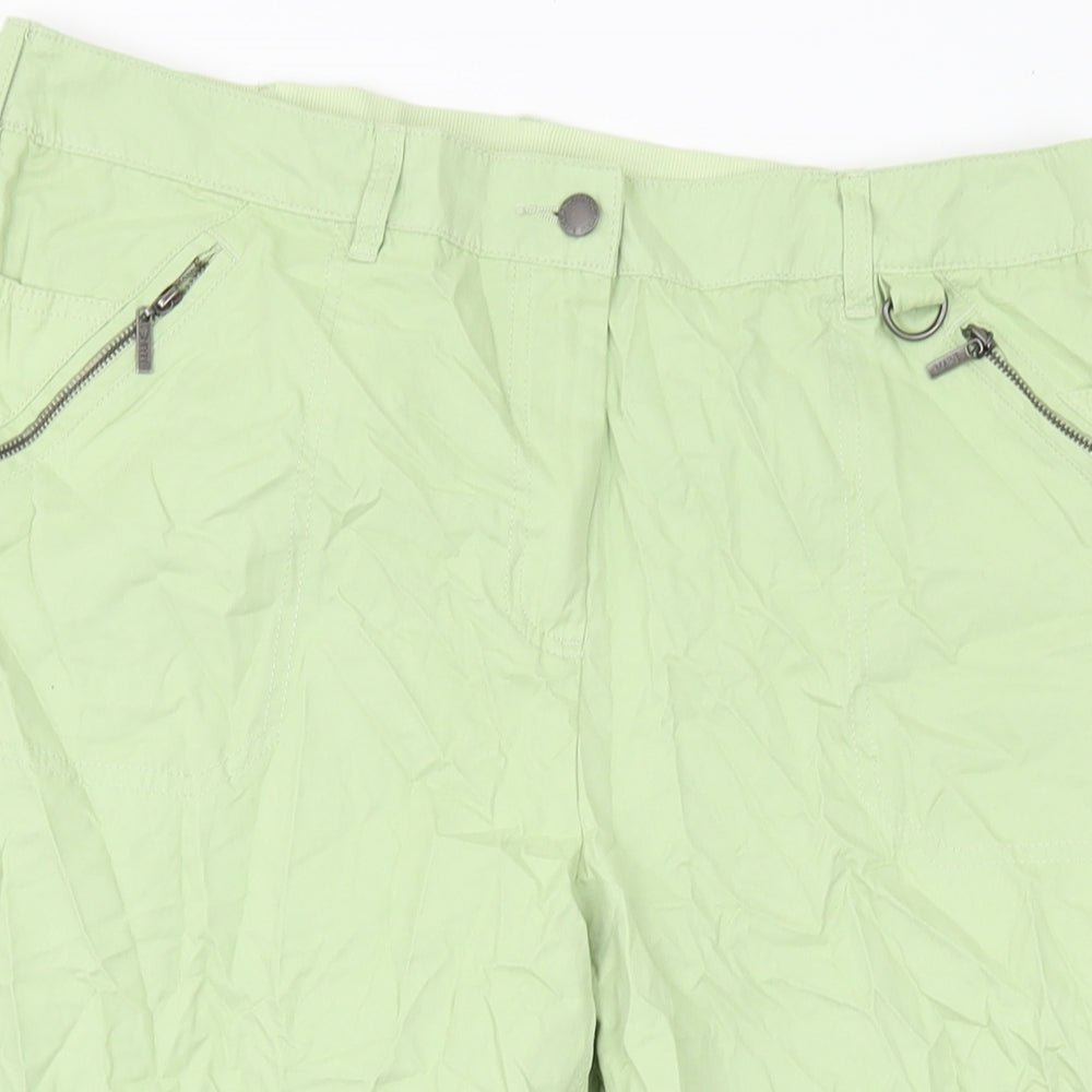 Womens UK Size 16 Maine Regular Fit  Green Trousers