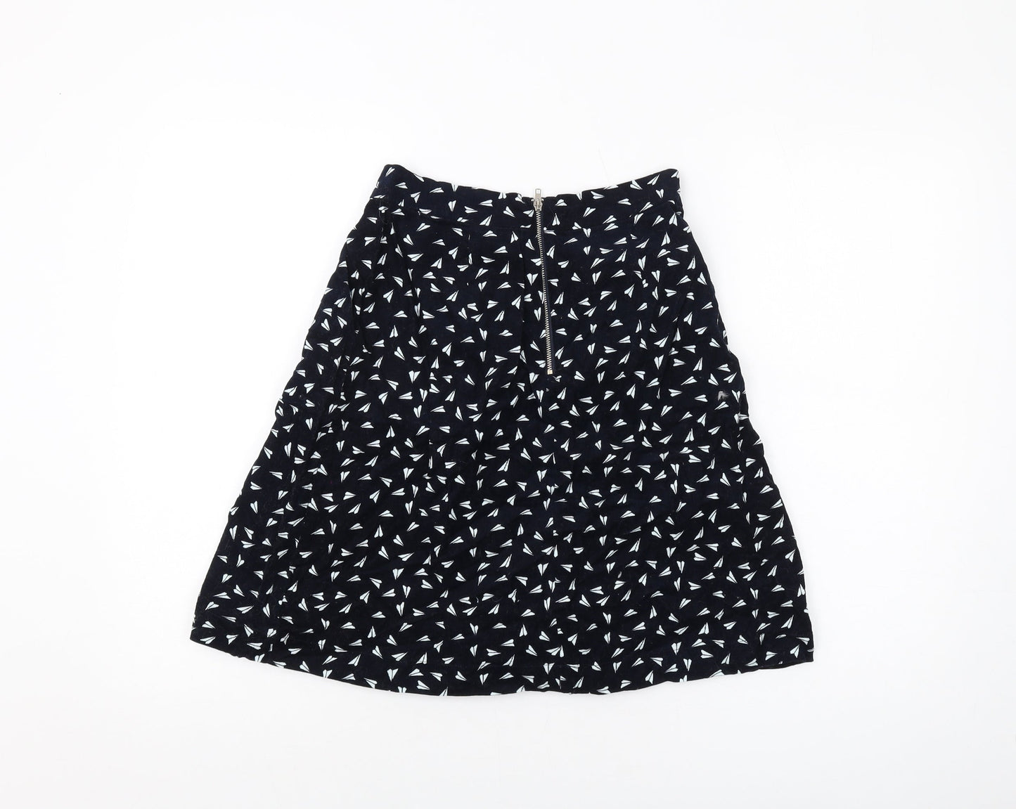 Womens UK Size 8 Louche A-Line Corduroy Skirt