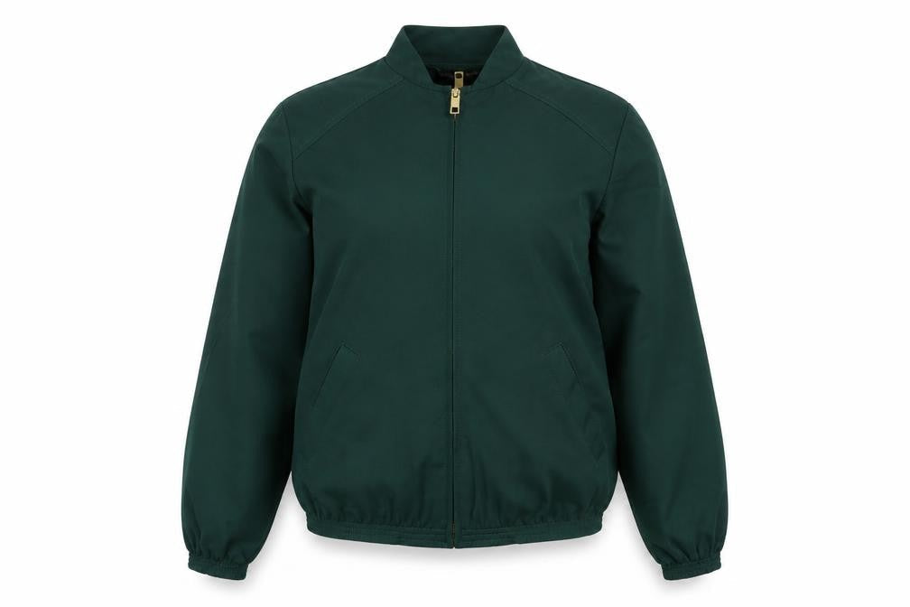 Womens UK Size XS Nina Leonard Green Bomber Jacket