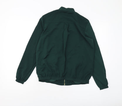 Womens UK Size XS Nina Leonard Green Bomber Jacket