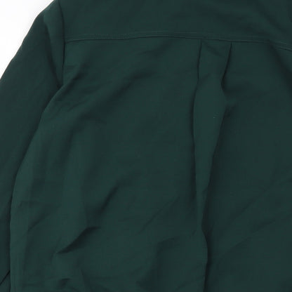 Womens UK Size XS Nina Leonard Green Bomber Jacket