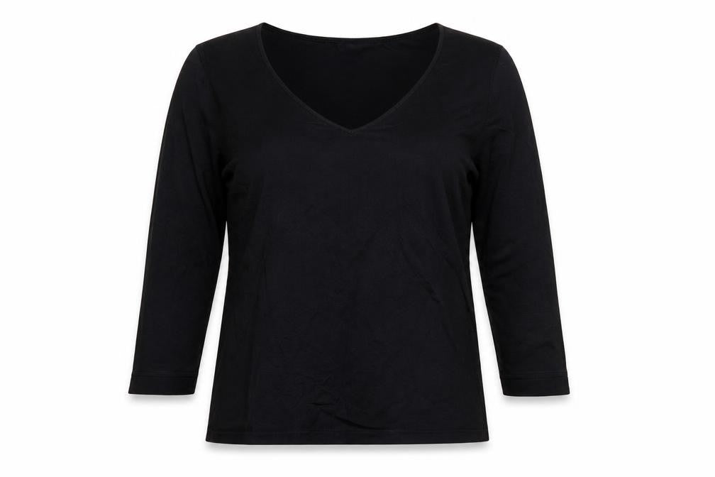 Womens UK Size 16 Principles Black Basic Blouse