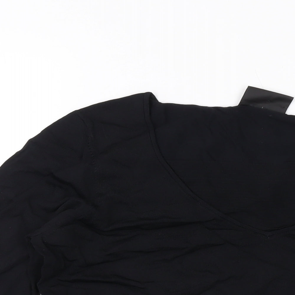 Womens UK Size 16 Principles Black Basic Blouse