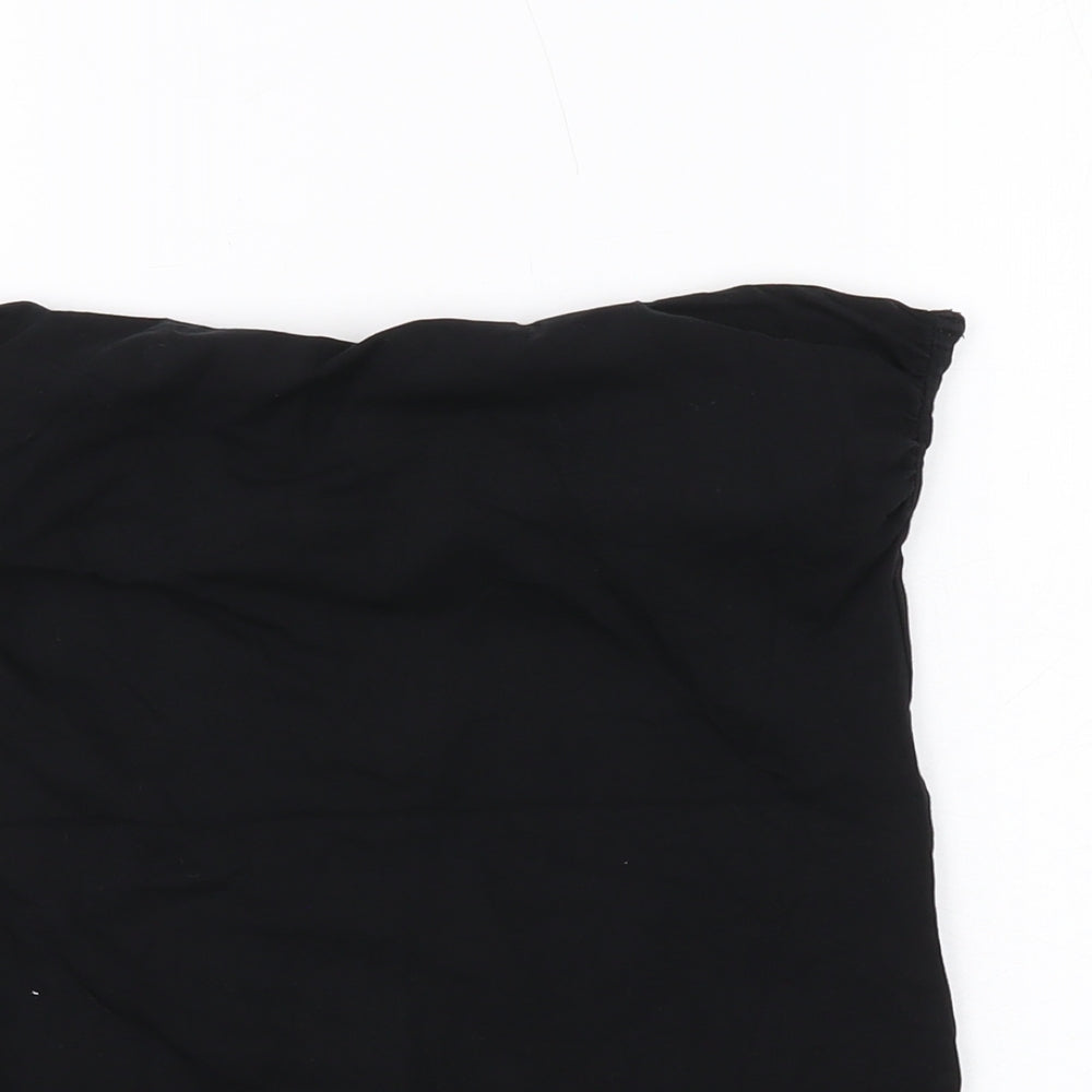 Womens UK Size M H&M Black Basic Tank