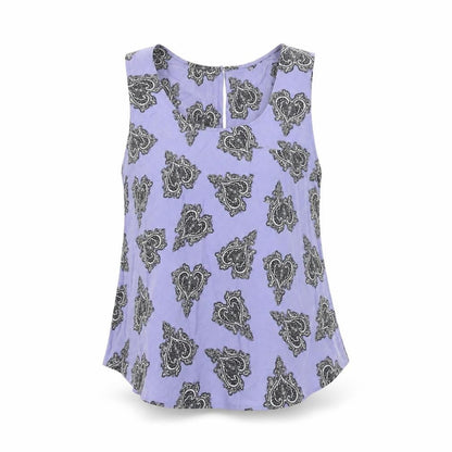 Womens UK Size 14 Oasis Blue Basic Tank