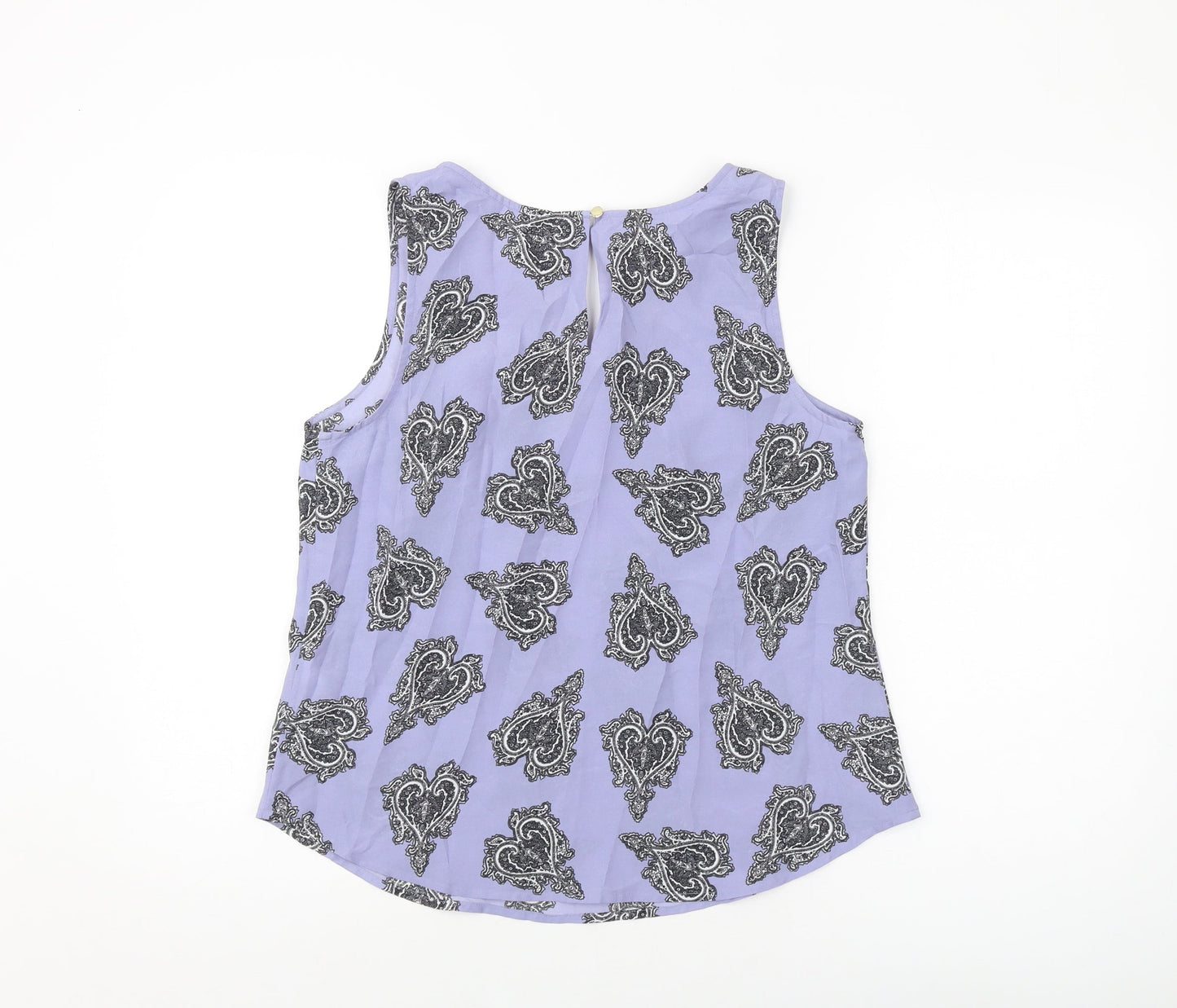 Womens UK Size 14 Oasis Blue Basic Tank