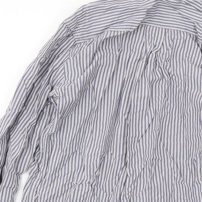 Womens UK Size 8 Topshop Blue Basic Button-Up