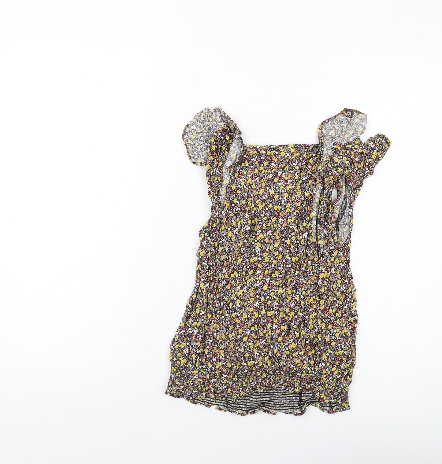 Womens UK Size 10 Oasis Multicoloured Basic Tank