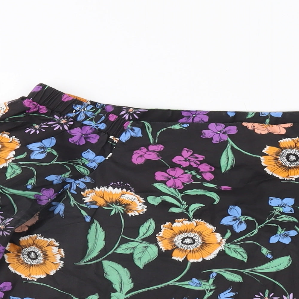 Womens UK Size 12 New Look Black Basic Blouse