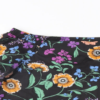 Womens UK Size 12 New Look Black Basic Blouse