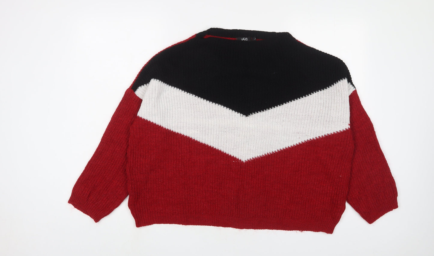 Womens UK Size L YIDA Red Pullover Jumper