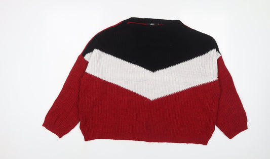 Womens UK Size L YIDA Red Pullover Jumper
