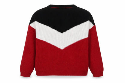 Womens UK Size L YIDA Red Pullover Jumper