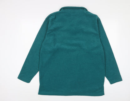 Bonmarché Womens Blue Polyester Pullover Sweatshirt Size M Pullover - Logo