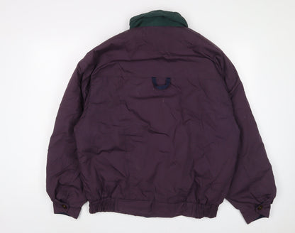 Country Trader Womens Purple Jacket Size L Zip
