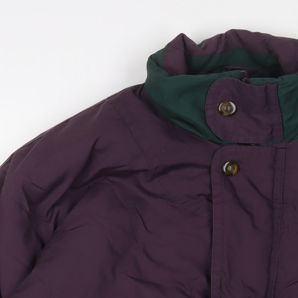 Country Trader Womens Purple Jacket Size L Zip