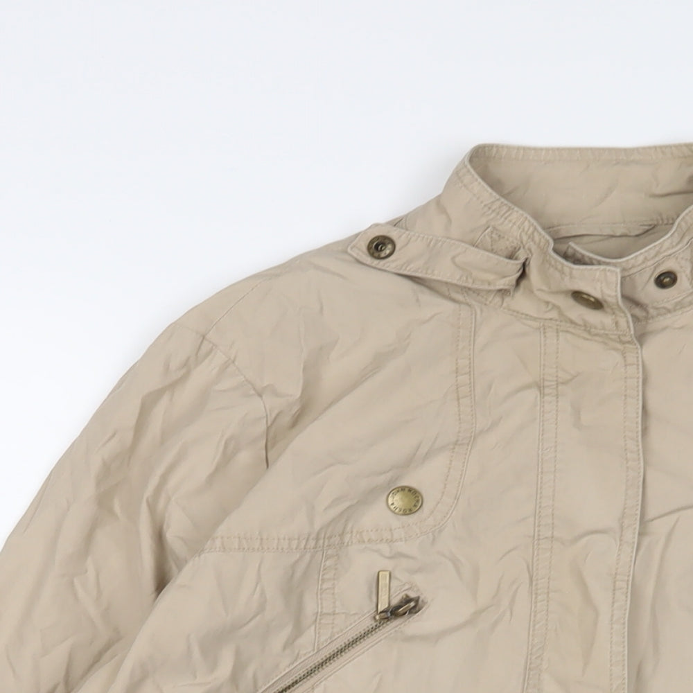 RJR.John Rocha Womens Beige Jacket Size 14 Zip