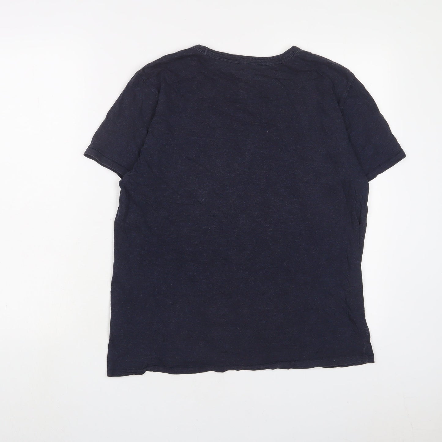Womens UK Size M Lee Blue Basic T-Shirt