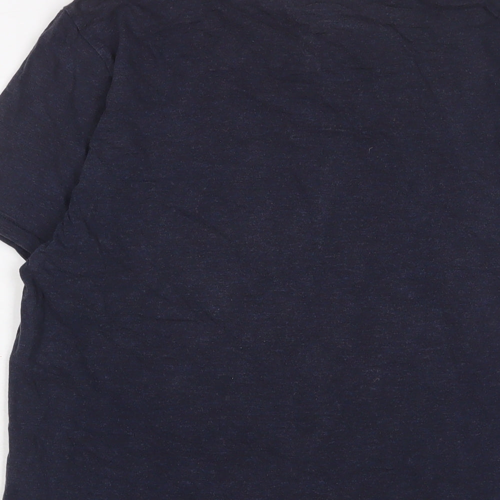Womens UK Size M Lee Blue Basic T-Shirt