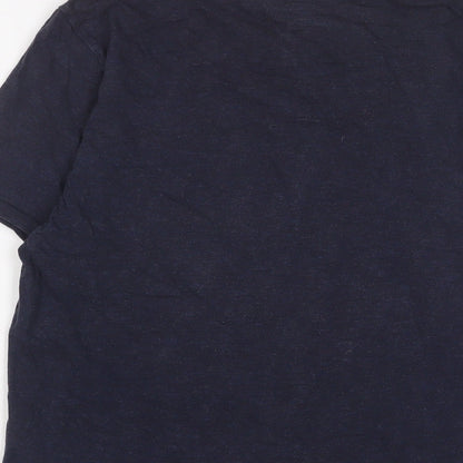 Womens UK Size M Lee Blue Basic T-Shirt
