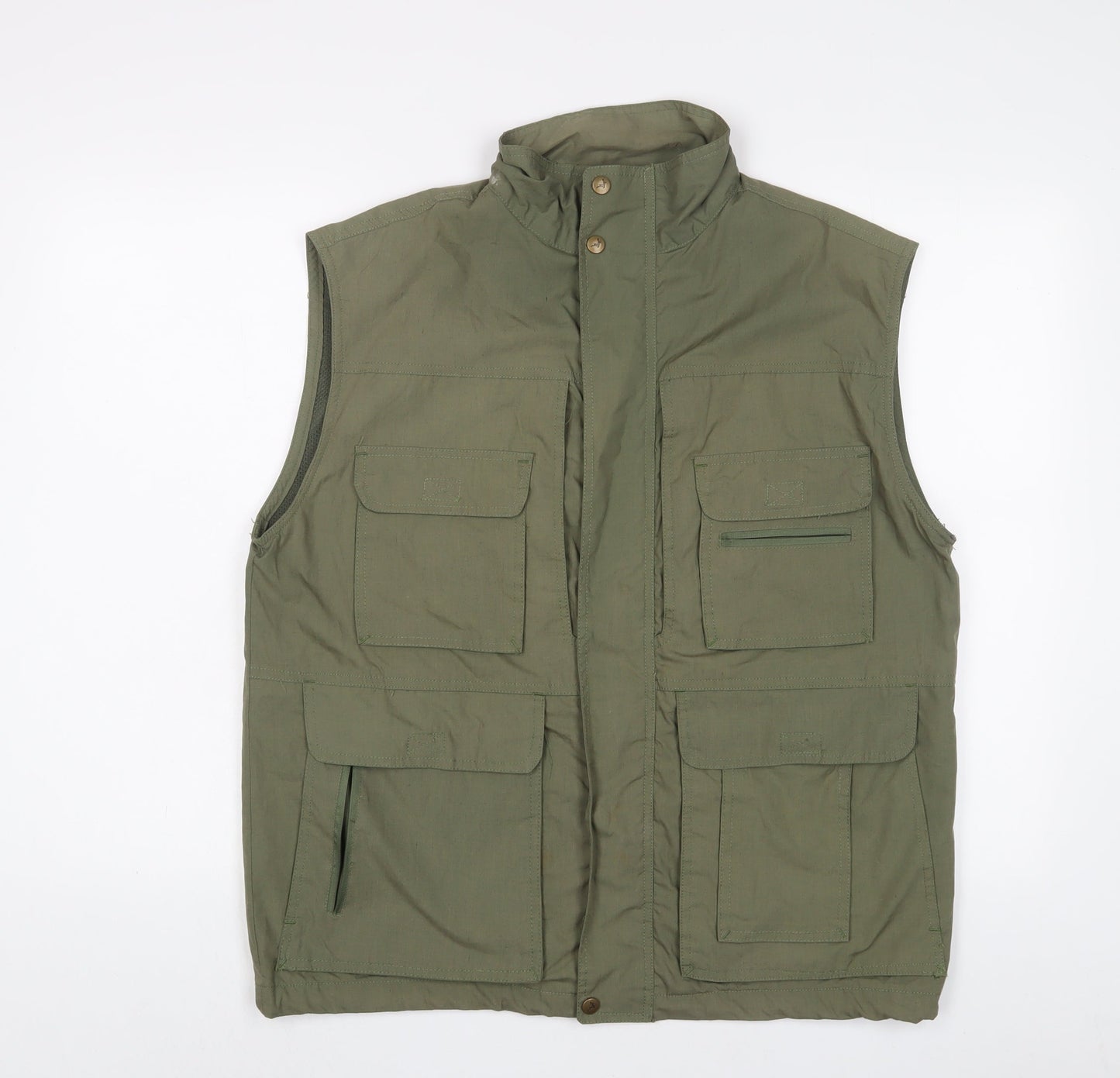 Mens UK Size M PG Field Heritage Green Gilet