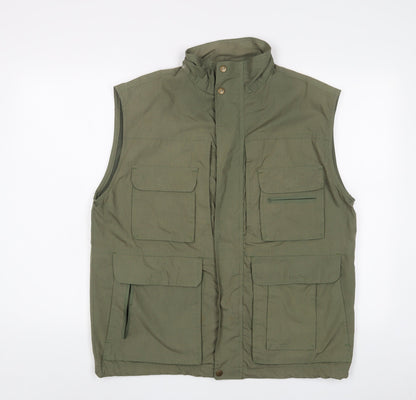Mens UK Size M PG Field Heritage Green Gilet