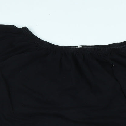 Womens UK Size 12 ASOS Black Basic Blouse
