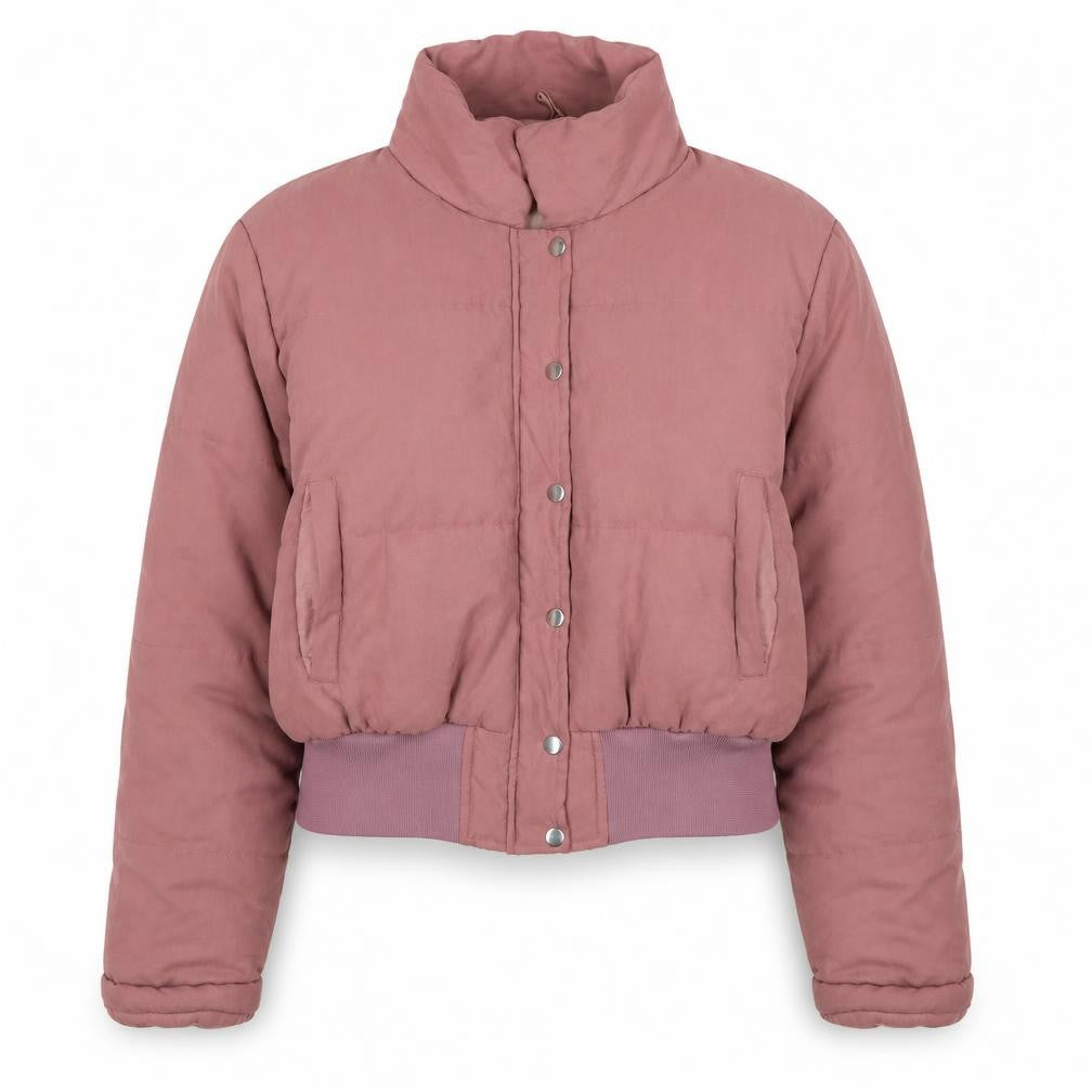 Womens UK Size 16 PRETTYLITTLETHING Pink Quilted Coat