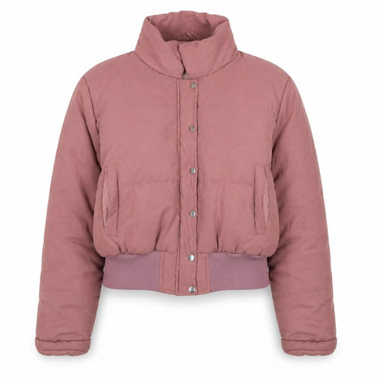 Womens UK Size 16 PRETTYLITTLETHING Pink Quilted Coat