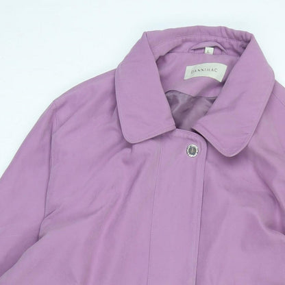 Womens UK Size L Dannimac Purple Anorak Coat