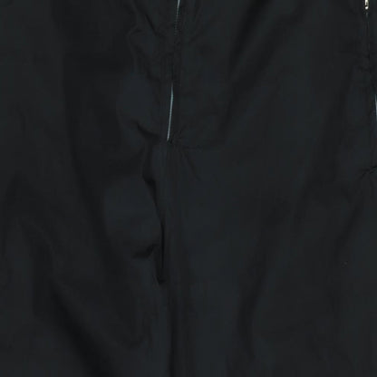 sorry Womens Black Polyimide Windbreaker Trousers Size L L29 in Regular Zip