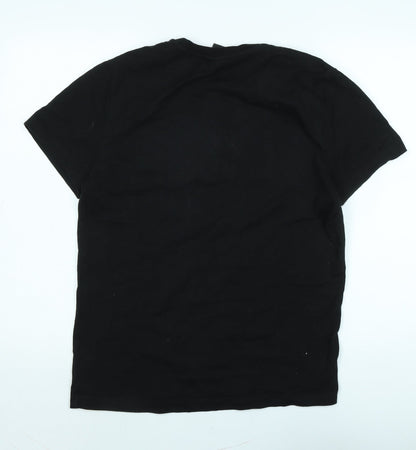 LEAUGE OF LEGENDS Mens Black Cotton T-Shirt Size M Crew Neck - Leauge of legends