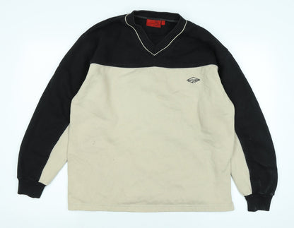 Mens UK Size M Lee Cooper Beige Pullover Sweatshirt