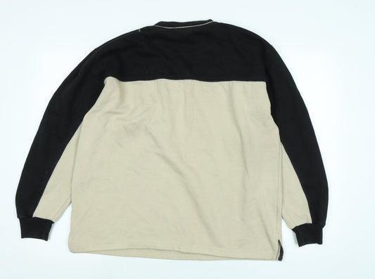 Mens UK Size M Lee Cooper Beige Pullover Sweatshirt