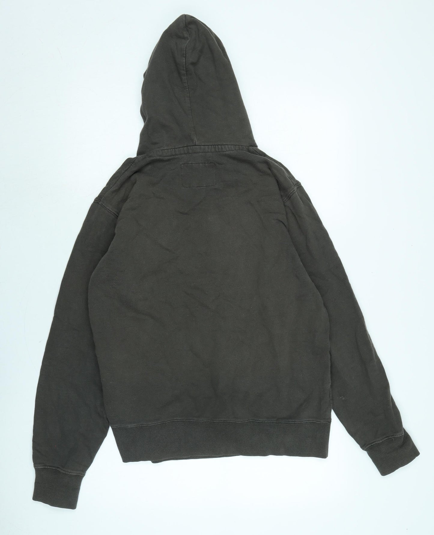 Deluxe Laundry Mens Grey Cotton Pullover Hoodie Size M