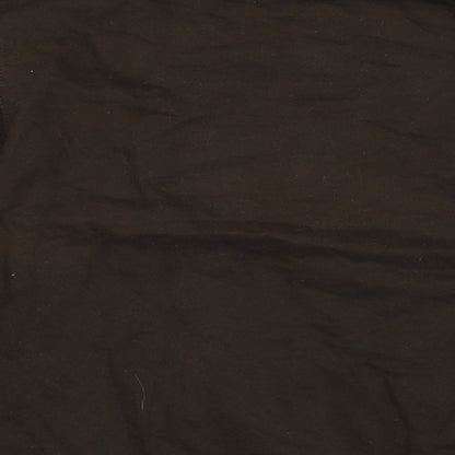 Doyenne Womens Brown Crew Neck Cotton Pullover Jumper Size XL