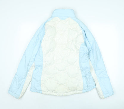 Helly Hanson Womens White Puffer Jacket Jacket Size M Zip - Helly Hanson