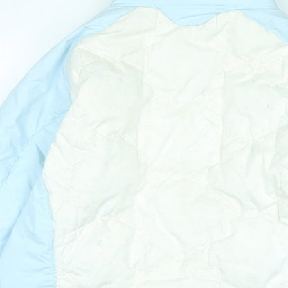 Helly Hanson Womens White Puffer Jacket Jacket Size M Zip - Helly Hanson