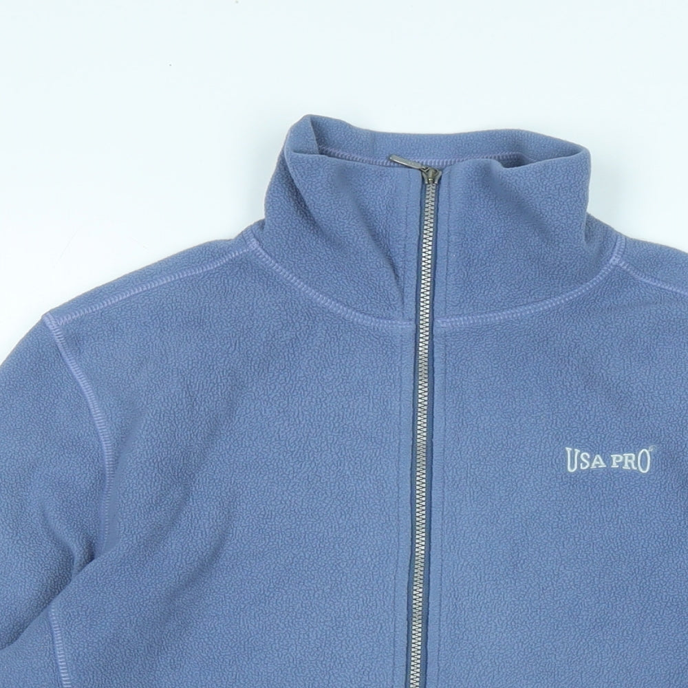 USA Pro Womens Blue Jacket Size M Zip - USApro