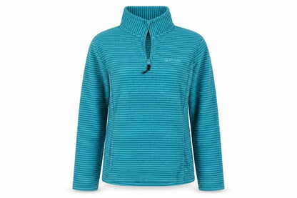 granite Womens Blue Mock Neck Polyester Pullover Jumper Size 12
