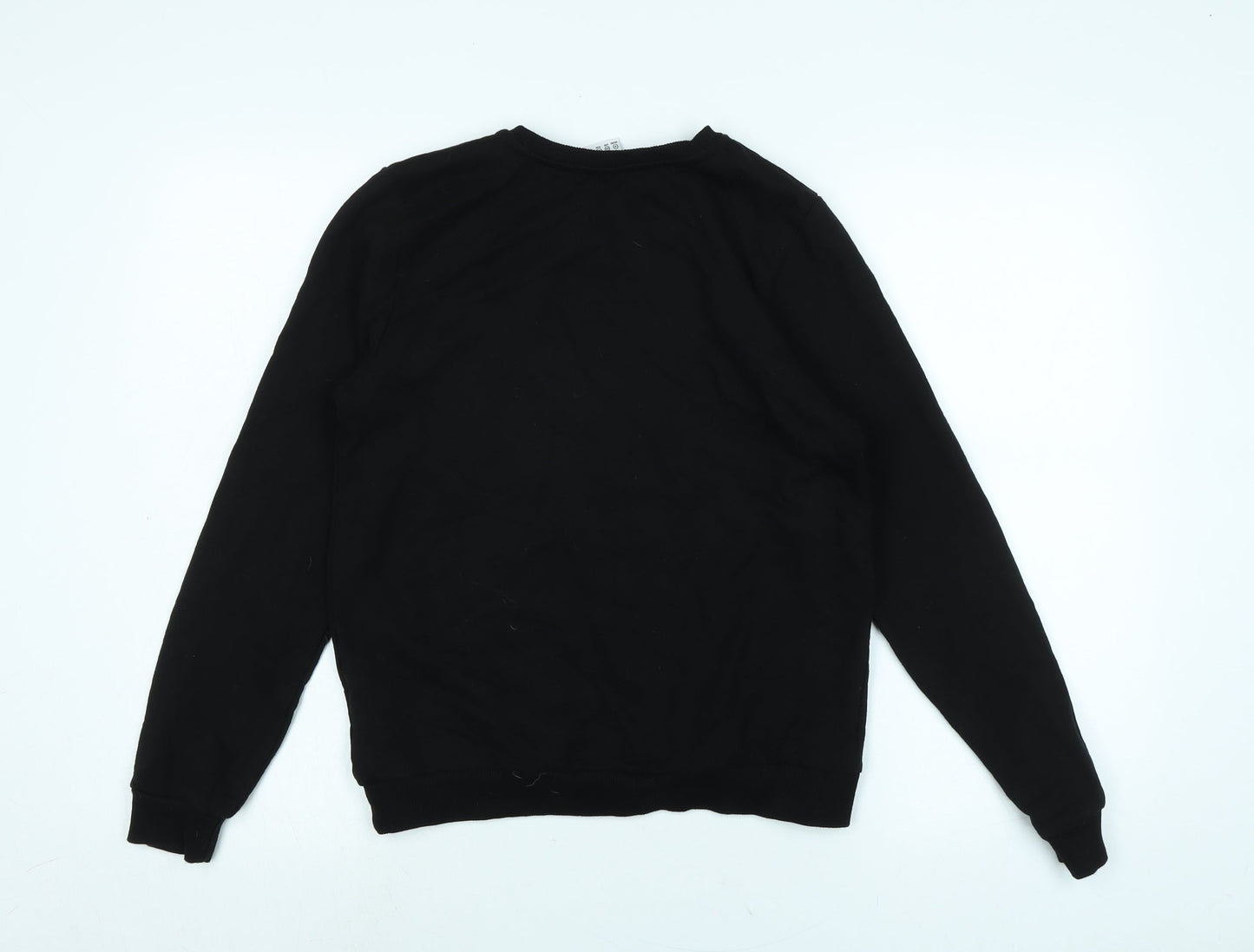 Womens UK Size 8 Disney Black Pullover Sweatshirt