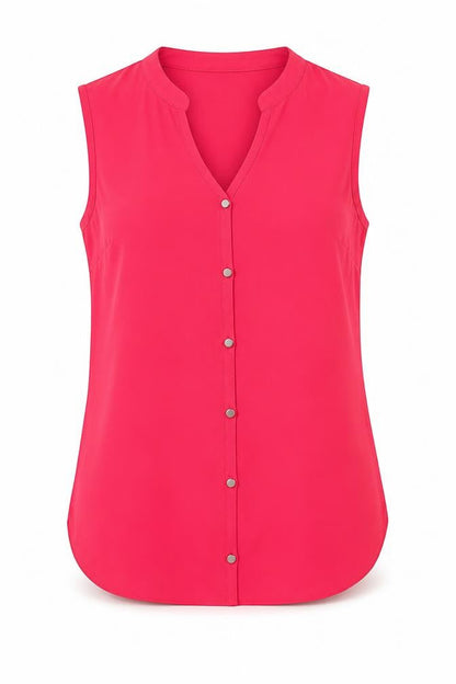 Womens UK Size 12 Dorothy Perkins Red Basic Blouse