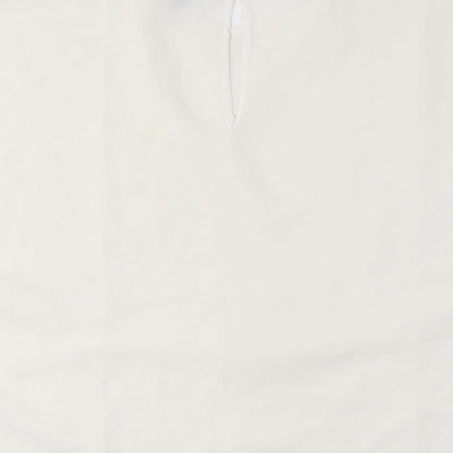Womens UK Size M New Look Ivory Basic Blouse