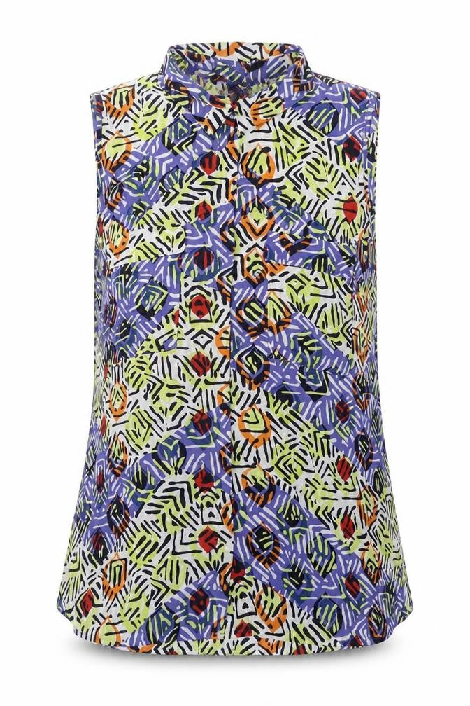 Womens UK Size L NEXT Multicoloured Basic Blouse